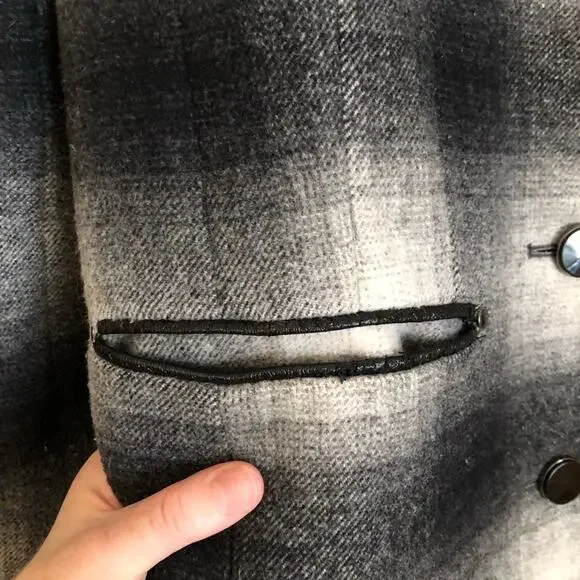 Rebecca Minkoff Plaid Wool Coat - Picture 6 of 9